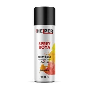 Helper Sprey Boya Mat Siyah 400 ML 12 adet
