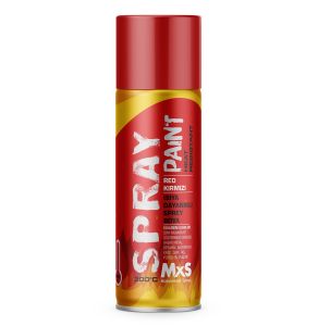 MxS Isıya Dayanıklı Sprey Boya 400 ML Kırmızı 12 Adet