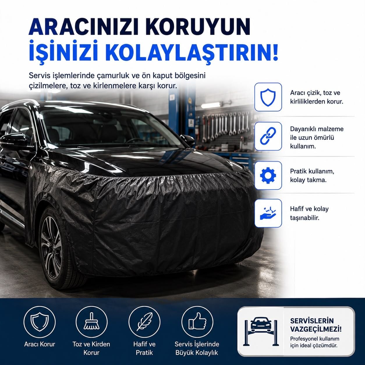 Çamurluk Örtüsü Tam Koruma Baskısız