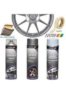 MOTİP Parlak Siyah Boyama Seti Universal Vernik + Astar 500 ML