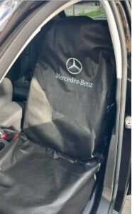 Koltuk Kılıfı Kumaş 2 Adetlik Takım Mercedes Baskılı