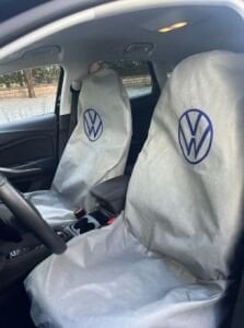 Koltuk Kılıfı Kumaş 2 Adetlik Takım Volkswagen Baskılı