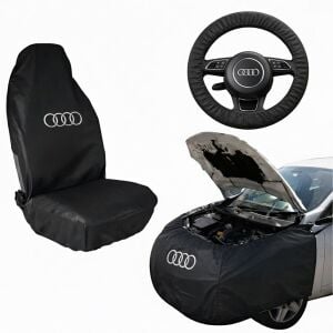 Audi Oto Servis Araç Koruma Seti 3 Lü Set Çamurluk,Koltuk Ve Direksiyon Kılıfı