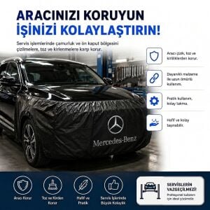 Çamurluk Örtüsü Tampon Tam Koruma Mercedes Baskılı